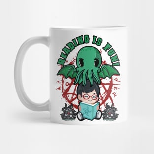 Reading is Fun (with Cthulhu) Mug